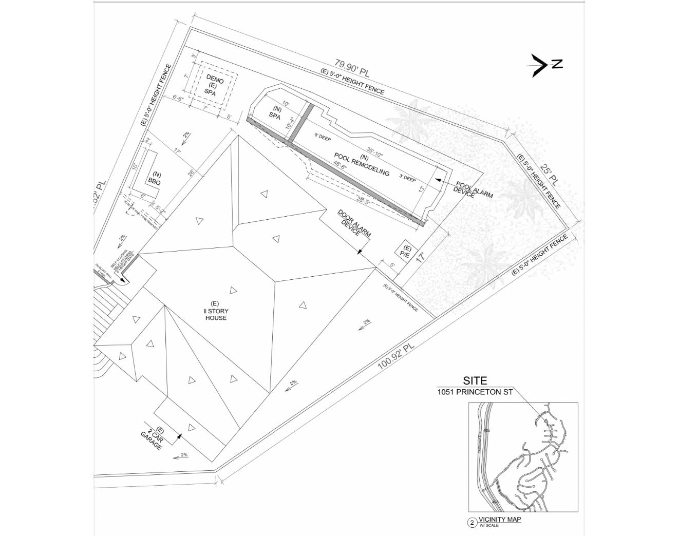 Pool plans at the design and engineering stage